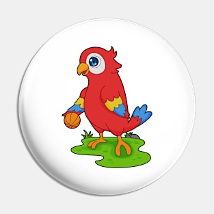 Parrot Basketball player Basketball Pin