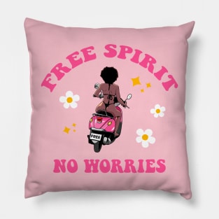 Free Spirit No Worries Pillow