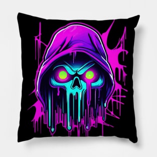 Grafitti skull Pillow