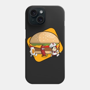 STOP! Burger Time Phone Case