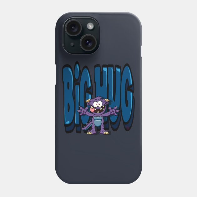 Big Hug Phone Case by Sarcs House of Monkey Heads and Weird Shit