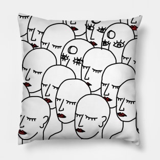 Walking Cluster Pillow