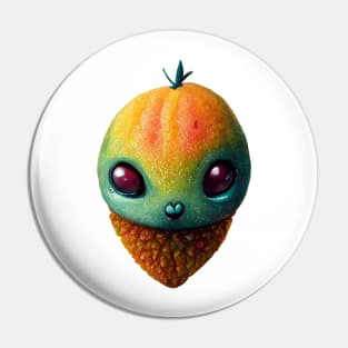 Alien Mango Cute Pin