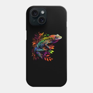 Cool gecko chameleon design colorful Phone Case