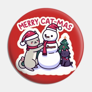 Merry Cat-Mas Pin