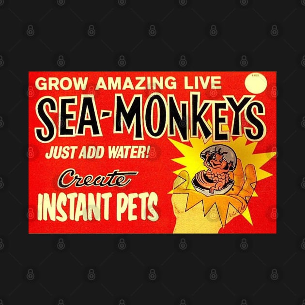 Sea Monkey Ad by funhousejen