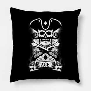 Skull pirate logo Pillow