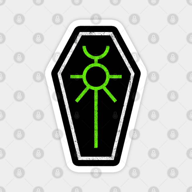 Necrons Symbol Magnet by huckblade