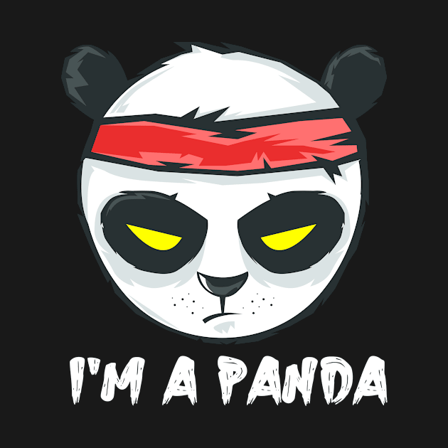 I'M A PANDA, STYLISH COOL by ArkiLart Design