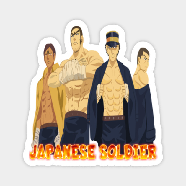 Golden Kamuy Japanese Soldier Sugimoto X Tanigaki X Tsukishima X Koito Golden Kamuy Magnet Teepublic