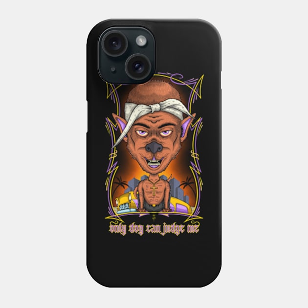 2pac Phone Case by Il villano lowbrow art