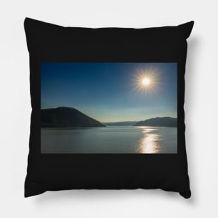 Danube river and mountains Pillow