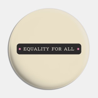 Gender Equality is a Fundamental Right Pin