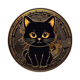 black crypto cat T-Shirt