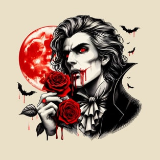 Romantic Vampire  Vintage T-Shirt