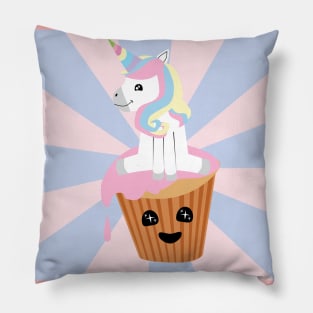 Unicorn Cupcake Pillow