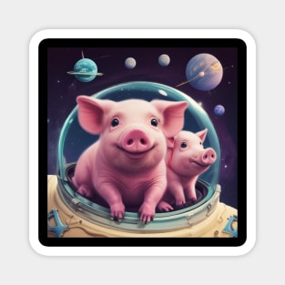pigs in space Magnet