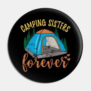 Camping Sisters Pin