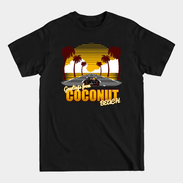 Disover Greetings from Coconut Beach - Videogames - T-Shirt