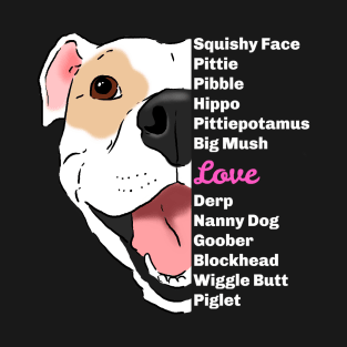 Pittie Lover, Pitbull Lover, Pittie Mama, Funny Pitbull T-Shirt