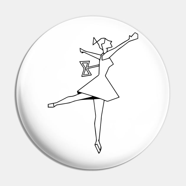 Ballerina Pin by euglenii