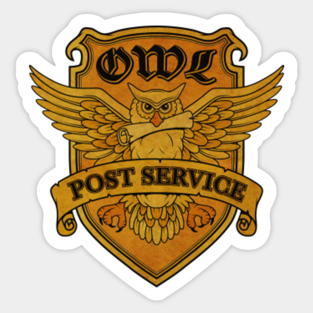 Owl Postal Harry Potter Sticker Teepublic