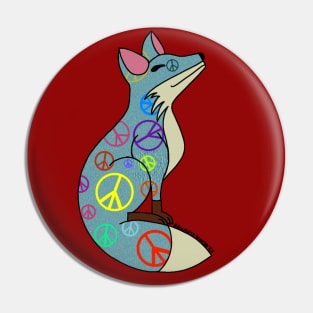 Happy Fox - Peaceful Pin