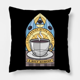 Holy Coffee Pillow