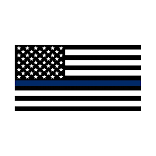 Thin Blue Line Flag T-Shirt