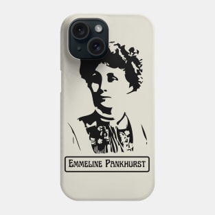 Emmeline Pankhurst Portrait Phone Case