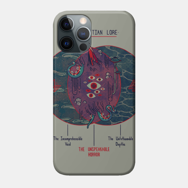 Lovecraft Venn Diagram - Cthulhu - Phone Case
