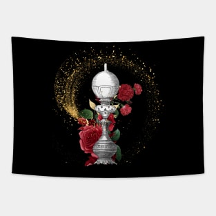 Lamp lighted Tapestry