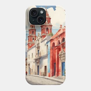 Tlatlauquitepec Puebla Mexico Vintage Tourism Travel Phone Case