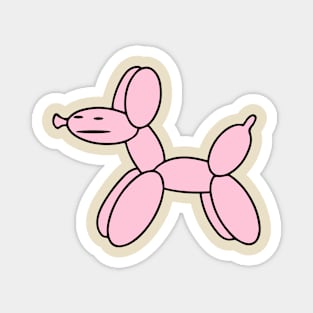 Balloon Dog Pink Magnet