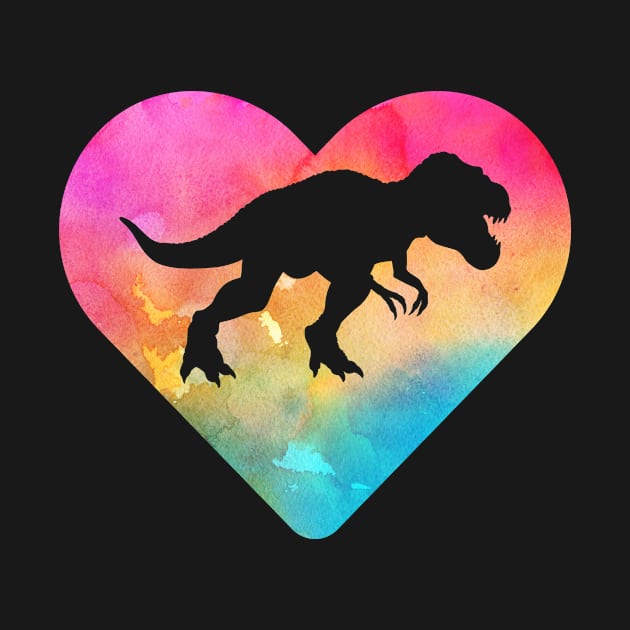 T-Rex Dinosaur Gift for Girls and Women by JKFDesigns