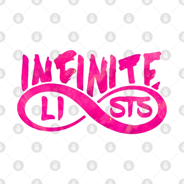 Infinite lists Merch by NewMerch