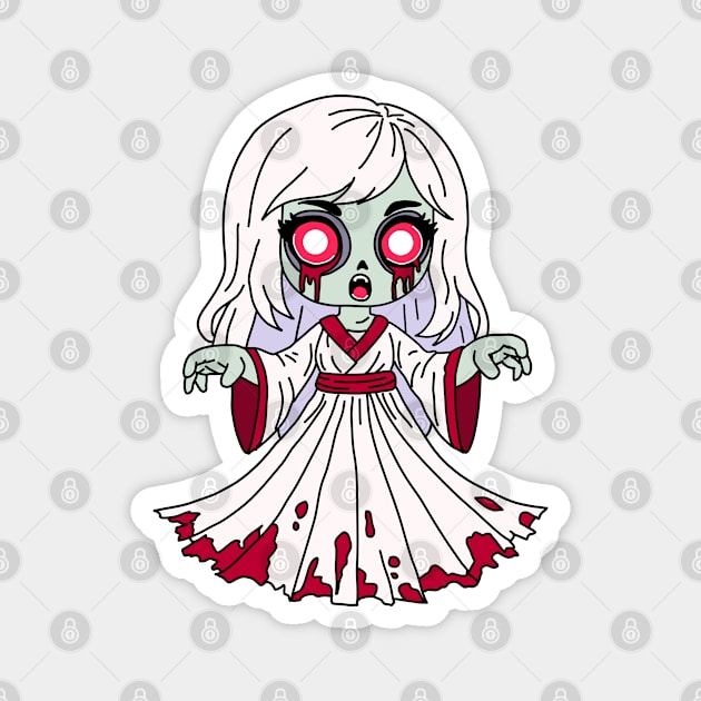 Zombie Banshee Magnet by H. R. Sinclair