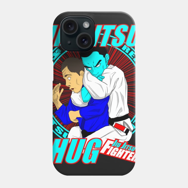 Jiu Jitsu Hug Phone Case by eokakoart