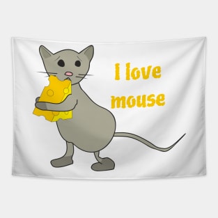 I love mouse Tapestry