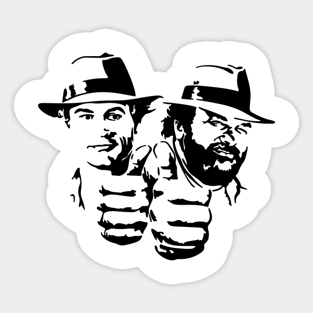 Bud Spencer and Terence Hill - Bud Spencer And Terence Hill - Sticker