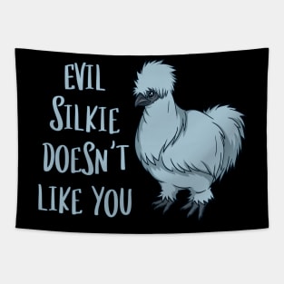 Evil Silkie doesn't like you - Silkie Chicken Tapestry