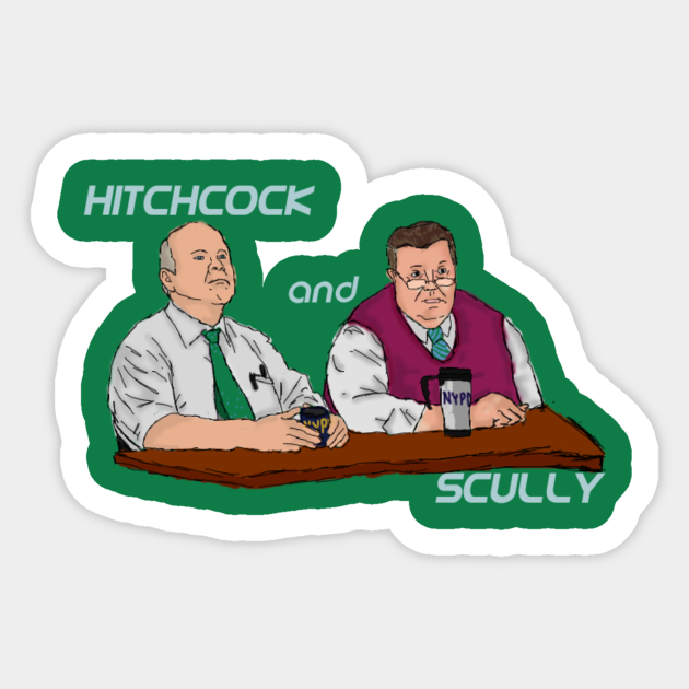 Hitchcock and Scully - Brooklyn Nine Nine - Sticker