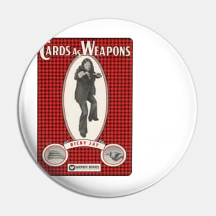 Ricky Jay Cards As Weapons Promo Pin