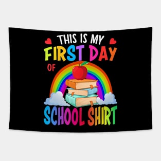 This Is My First Day Of School Back To School Tapestry