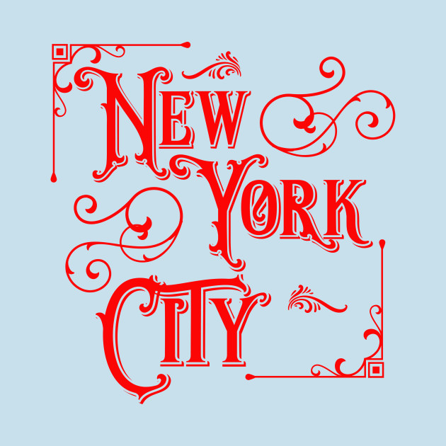 Discover New York City Vintage Type - New York City - T-Shirt