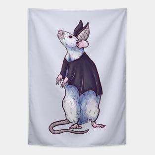 Rat Dressed As A Bat Tapestry