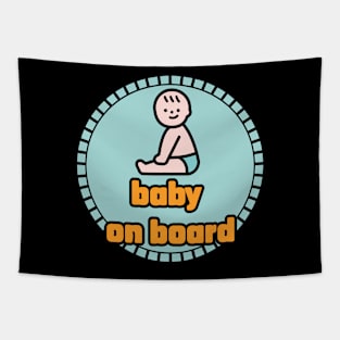 baby on board Tapestry