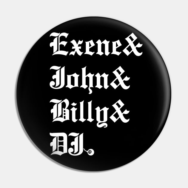 X the band: Experimental Jetset style Pin by Jimb Fisher Art