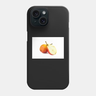 red pears on white Phone Case