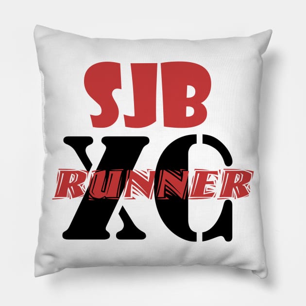 SJB XC Runner Pillow by Woodys Designs